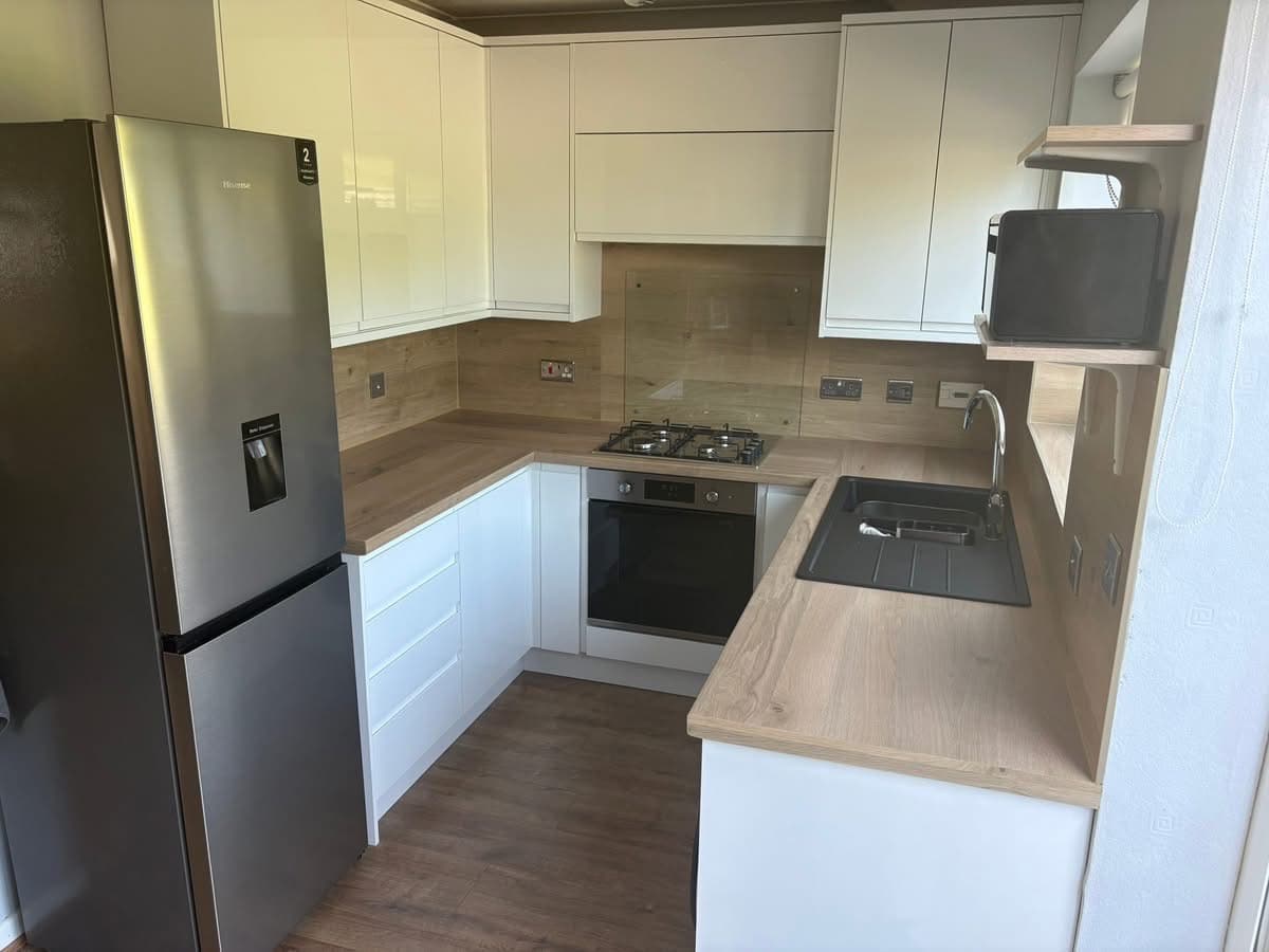 Recently completed fitted kitchen by SKP Joinery